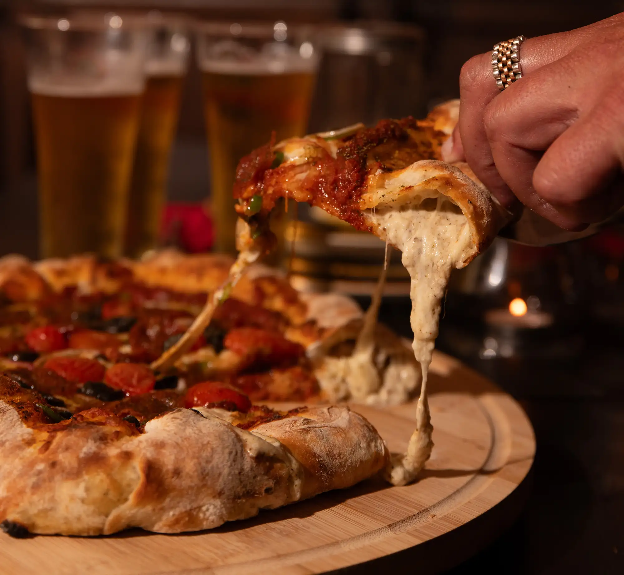 Pizza Américaine (hallal ou porc)